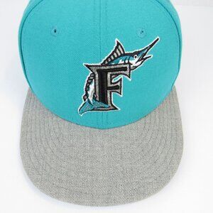 Florida Marlins Hat Size 7 New Era  59 Fifty Cooperstown Collection Cap